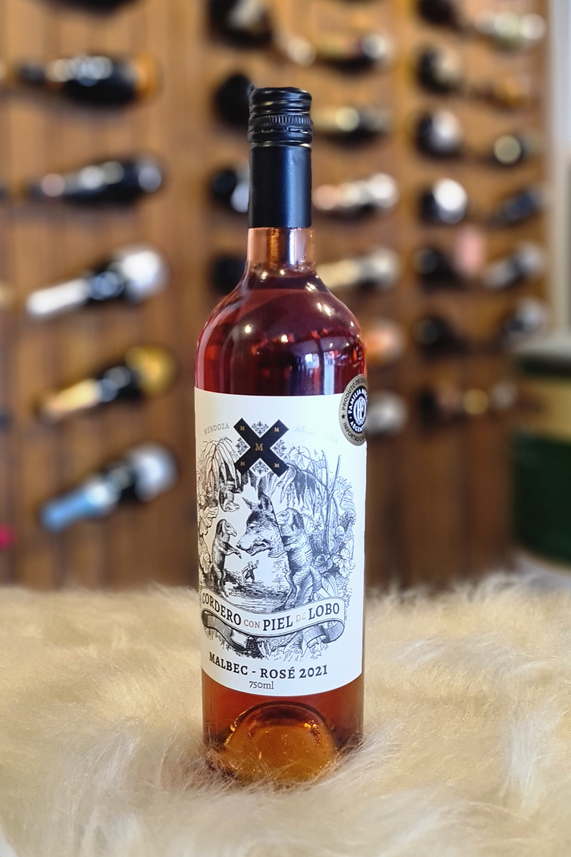Vinho Cordero com Piel de Lobo - Malbec Rosé