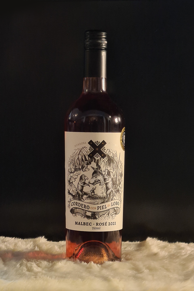 Vinho Cordero com Piel de Lobo - Malbec Rosé