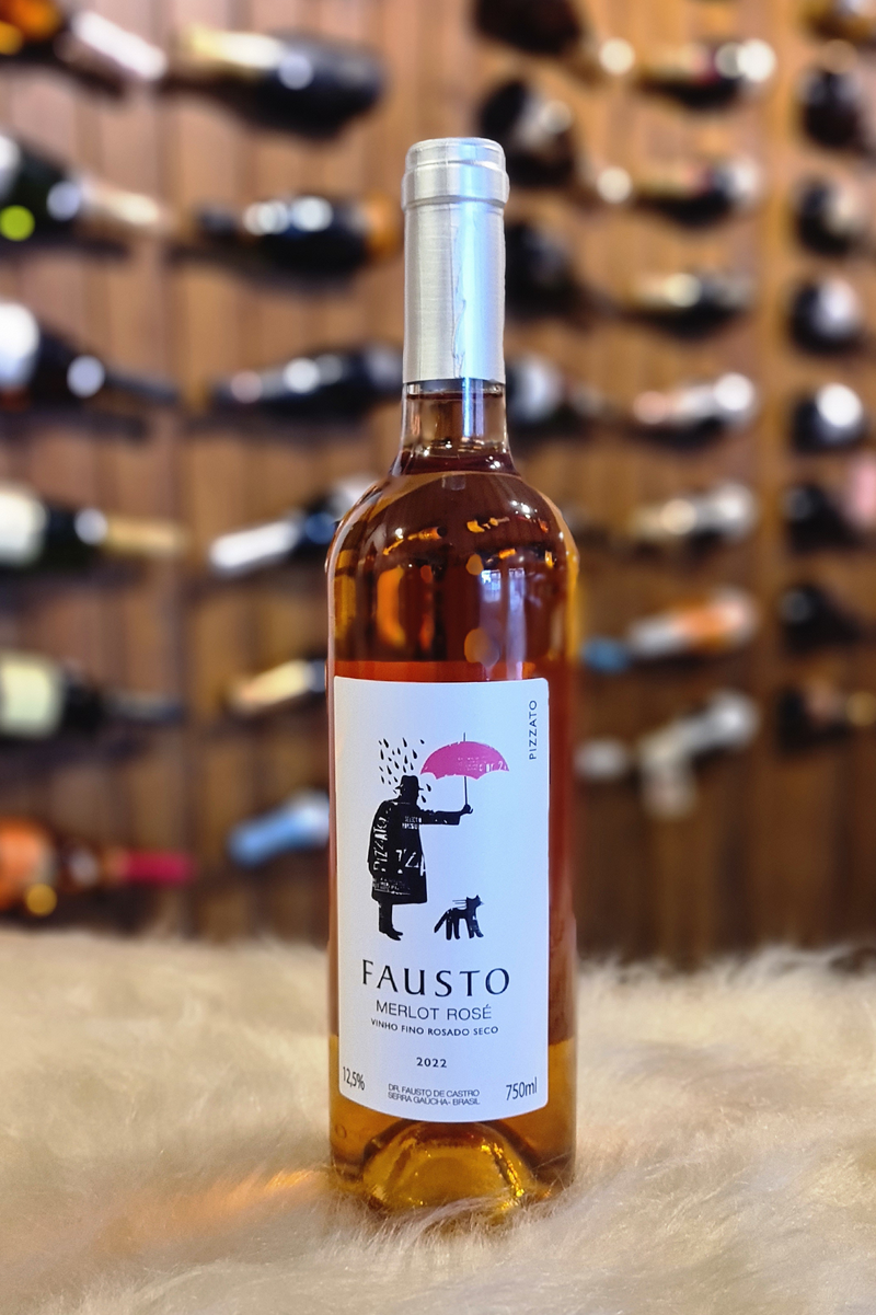 Vinho Dr. Fausto Pizzato - Merlot Rosé
